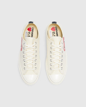 Red Heart Chuck Taylor All Star '70 Low in White