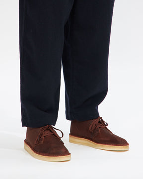 Oxford Pant in Navy Recycled Soft Wool