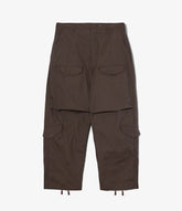 AF Overpant in DK. Brown Heavyweight Cotton Ripstop
