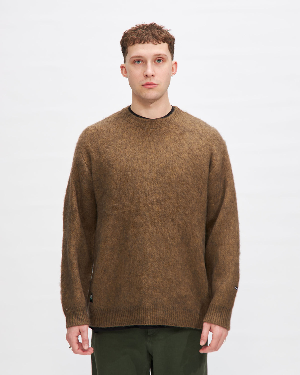 The Milano Deconstructed Knit Swazer - Grey Merino Blend Sweater