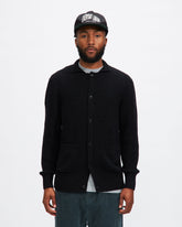 Collared Cardigan in Black