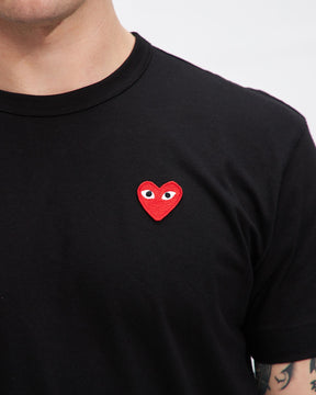 Red Heart T-Shirt in Black