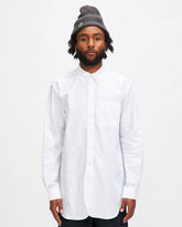 19th Century BD Shirt in White Cotton Oxford