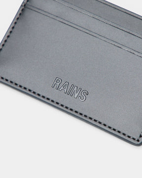 Card Holder in Metallic Grey