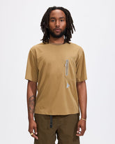 Seamless Short Sleeve Tee in Dark Beige