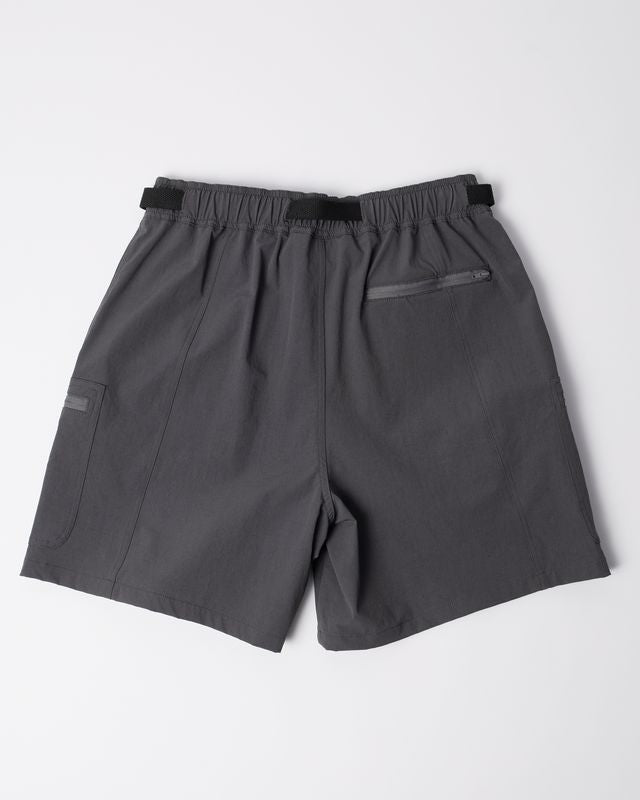 Hardly Hiked Ripstop Short in Grey