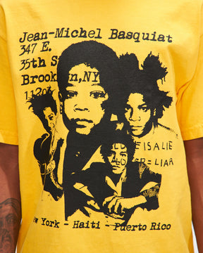 Basquiat Tee in Yellow