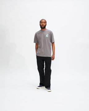 B Logo Tee in Slate