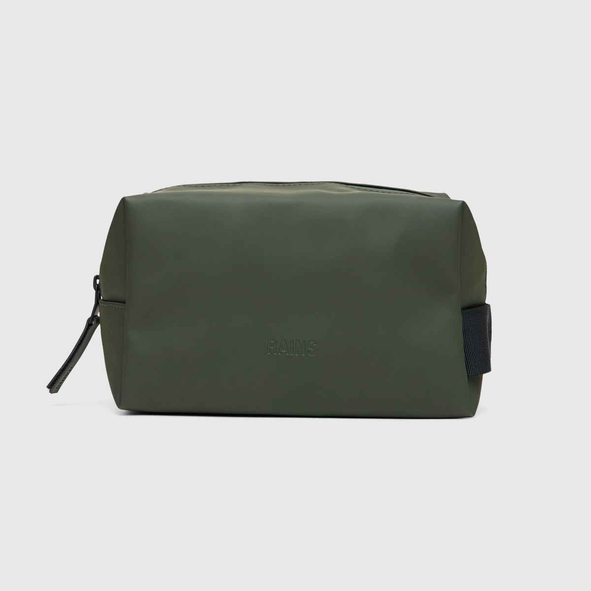【関税込み】Small Wash Bag - RAINS - Synthetic - Green Wash Bag Small in Green