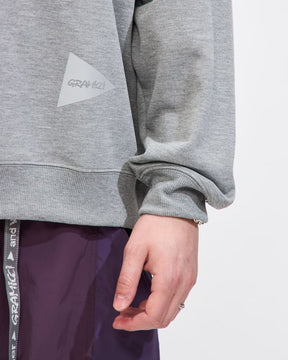 Gramicci andWander Print Sweatshirt in Grey