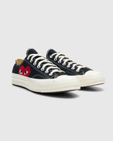 Red Heart Chuck Taylor All Star '70 Low in Black
