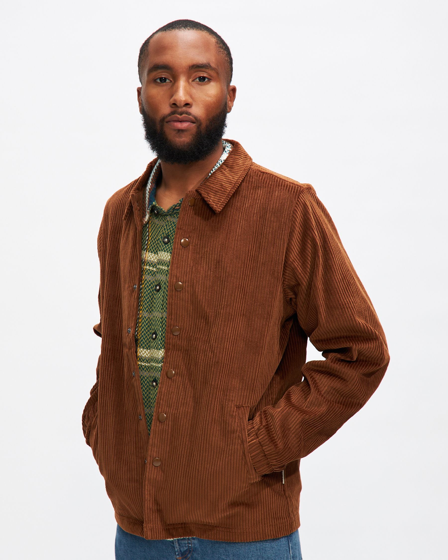 Corduroy Manager's Jacket in Dune