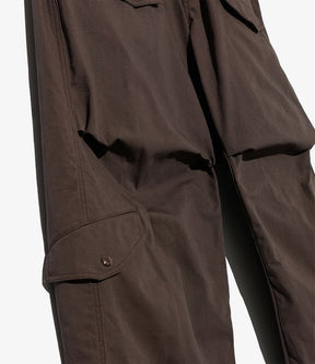 AF Overpant in DK. Brown Heavyweight Cotton Ripstop