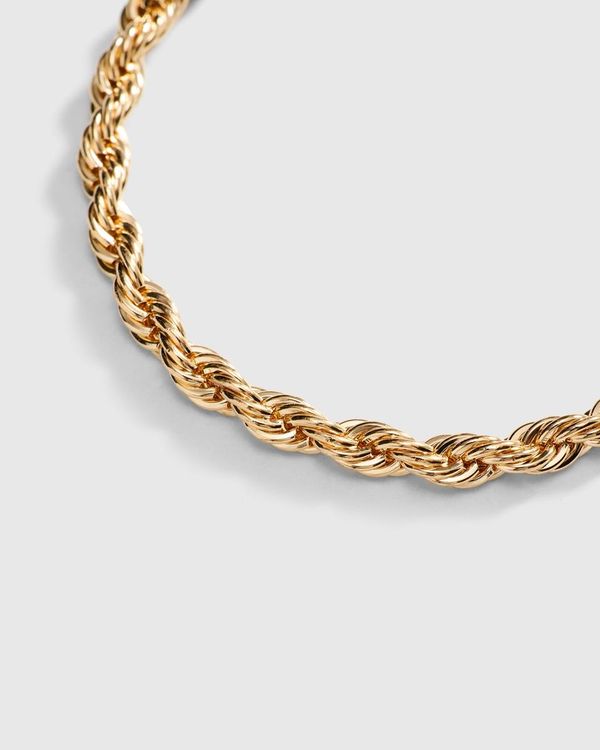 4mm Rope Bracelet in 18k Gold Fill