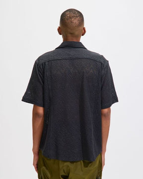 Alhambra SS Camp Shirt in Black