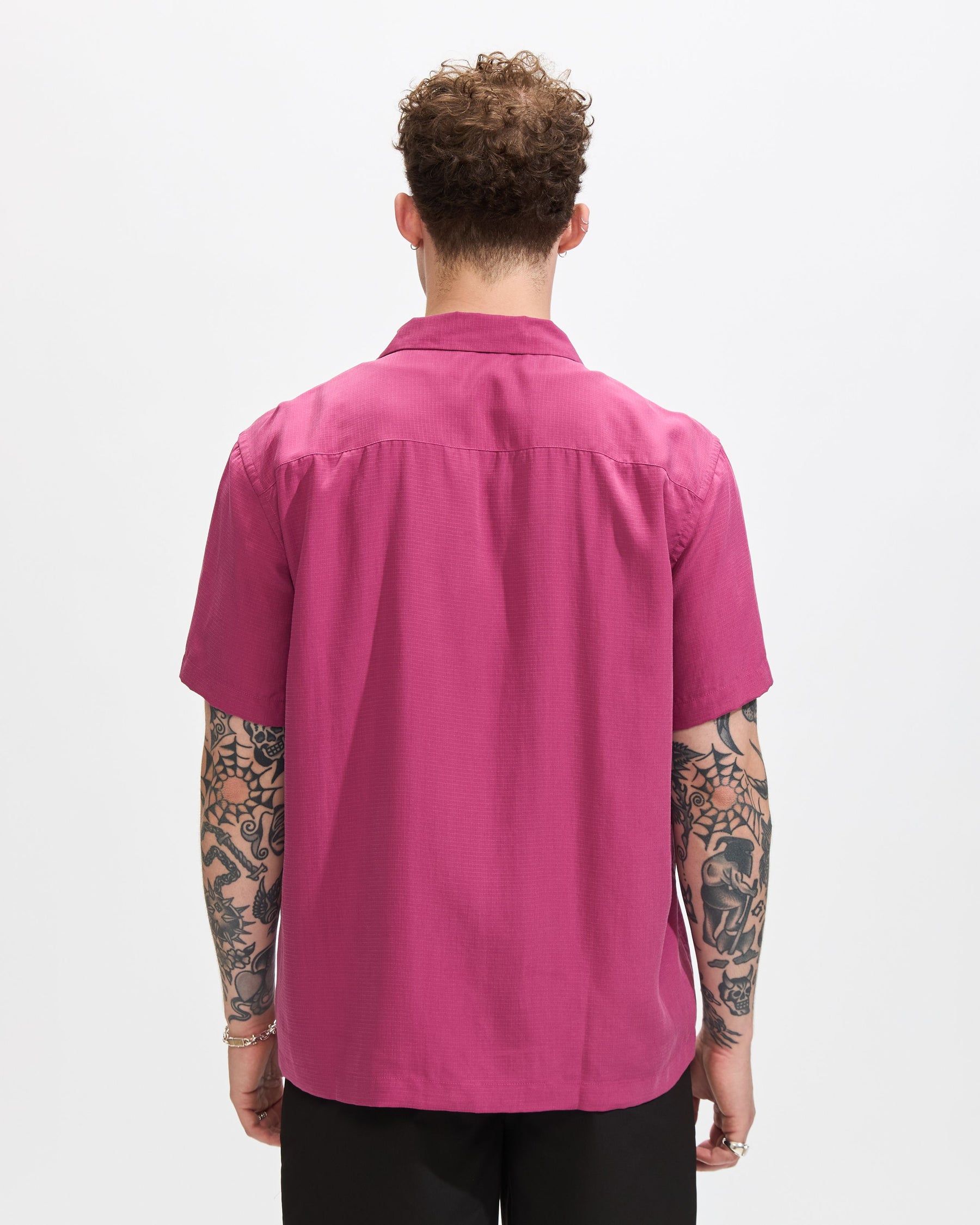 York Ripstop Short Sleeve Shirt in Violet Quartz