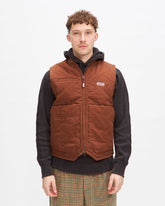 Howland Quilted Vest in Workwear Brown