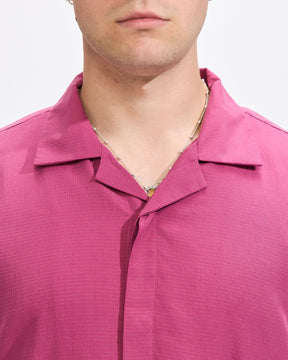 York Ripstop Short Sleeve Shirt in Violet Quartz