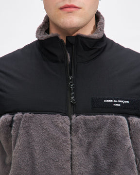 Fleece Vest in Black