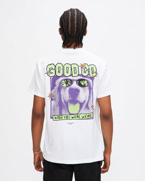 Good Dog Tee in White