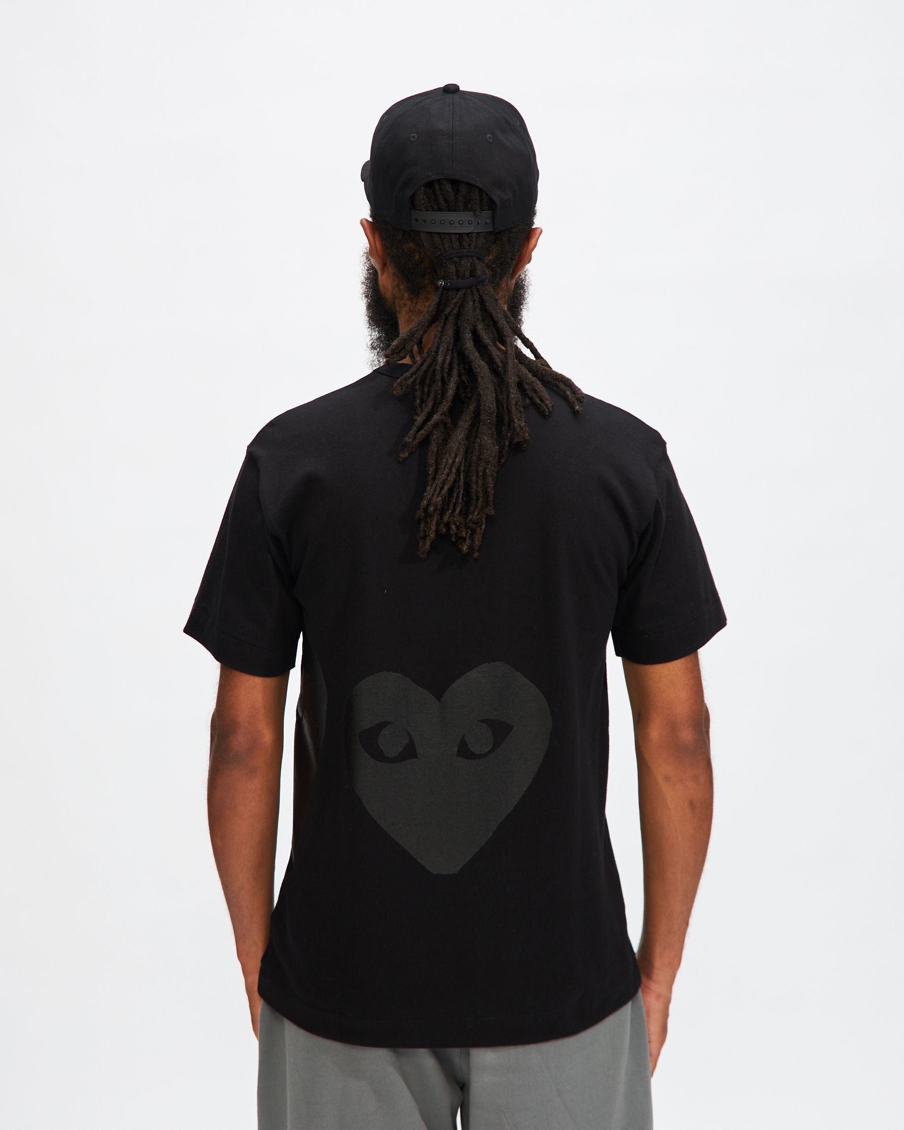 Three Hearts T-Shirt in Black