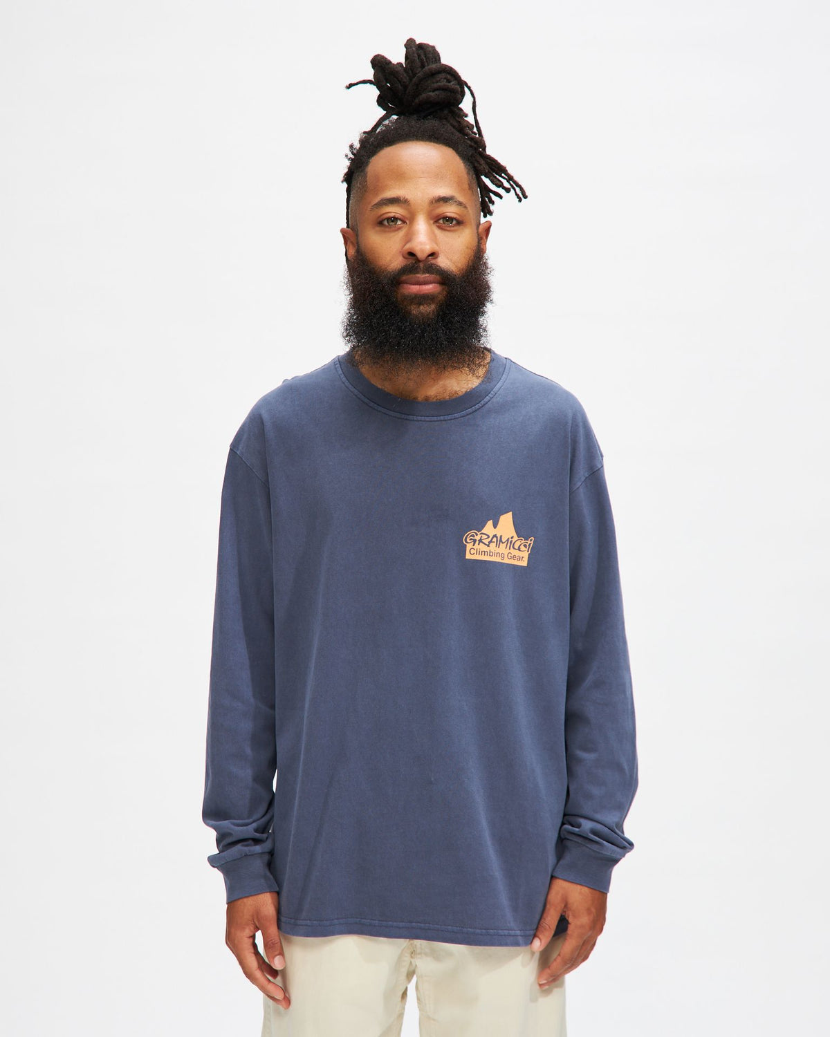 Stone Masters L/S Tee in Navy