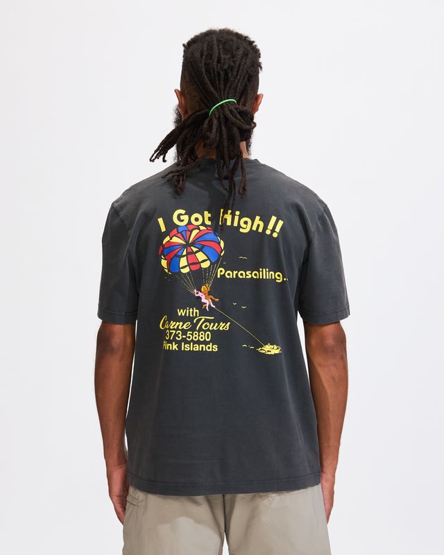 I Got High!! Tee in Black