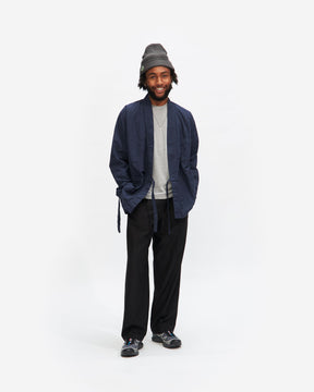 Quilted Kyoto Work Jacket in Navy