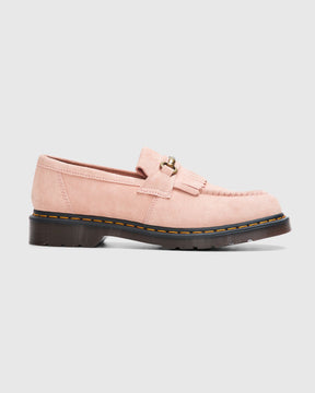 Adrian Snaffle Desert Oasis Suede Loafer in Peach Beige