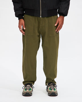 Loose Tapered Pant in Olive