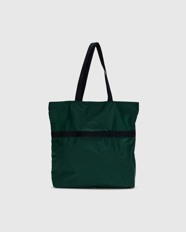 Nylon 2 Way Bag in Forest Green/Navy
