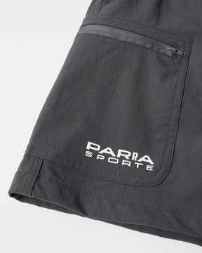 Hardly Hiked Ripstop Short in Grey