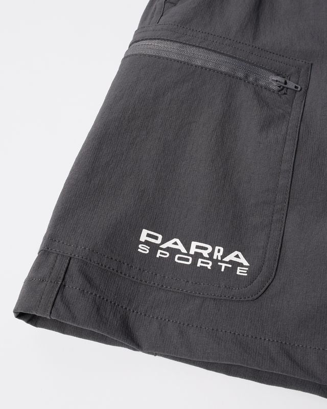 Hardly Hiked Ripstop Short in Grey