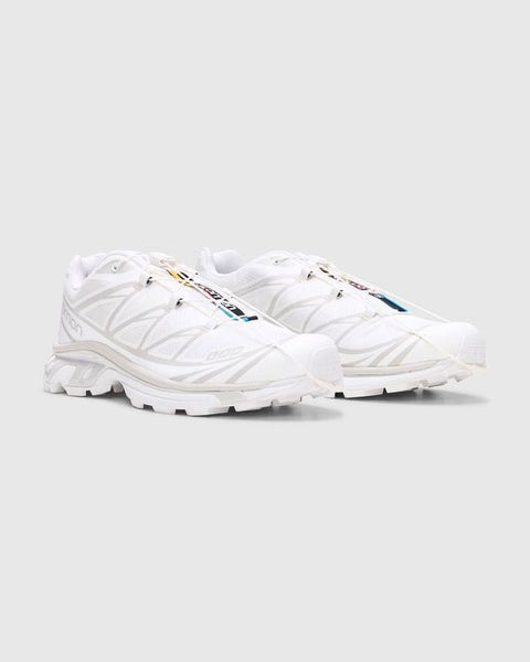 Salomon XT-6 in White/White/Lunar Rock : Homme Essentials