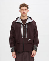 Pertex Shield Rain Jacket in Bordeaux