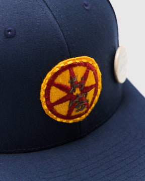 Otakara Wheel and Tiger Hat in Navy