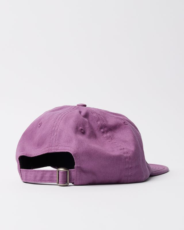 Signature 6 Panel Hat in Purple
