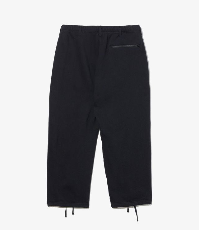 Knit Leisure Pant in Black 12oz Cotton Fleece