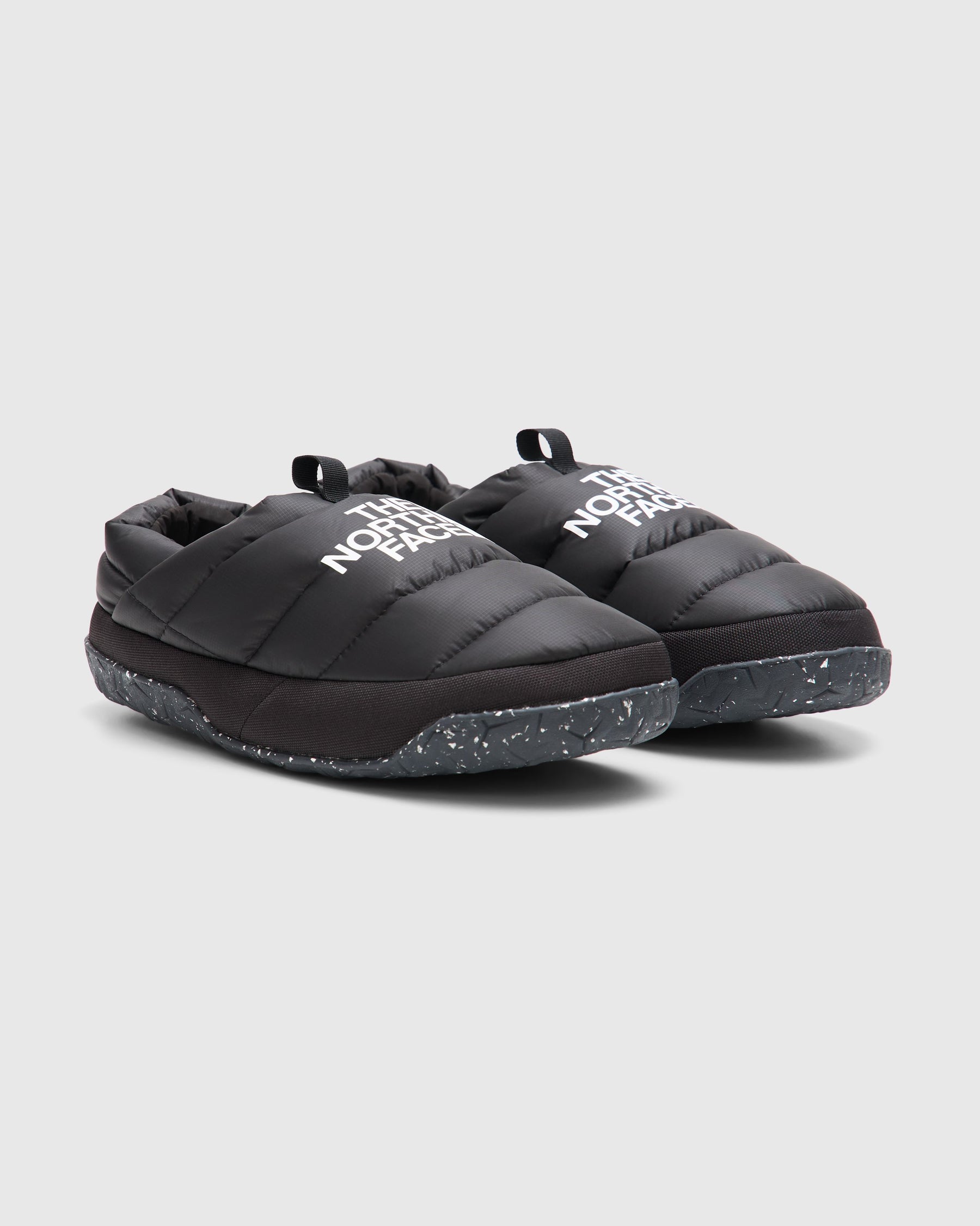 Nuptse Mules in TNF Black / TNF White