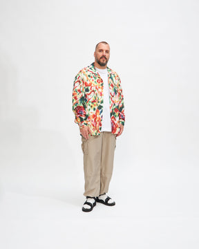 Trip Long Sleeve Button Down in Multi