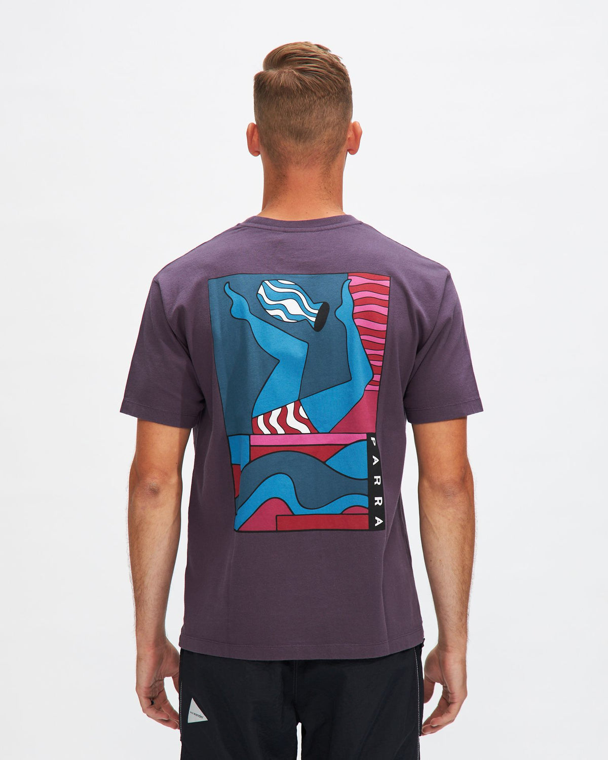 Kick The Vase T-Shirt in Aubergine