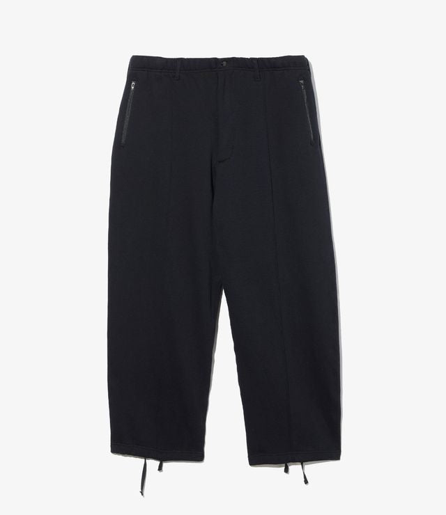 Knit Leisure Pant in Black 12oz Cotton Fleece