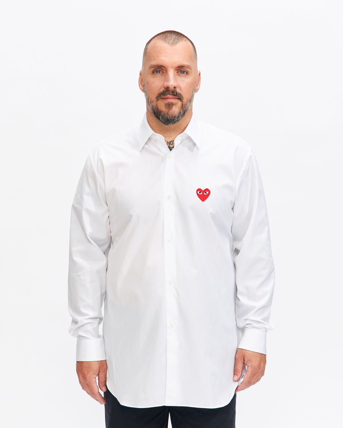 Heart Shirt in White