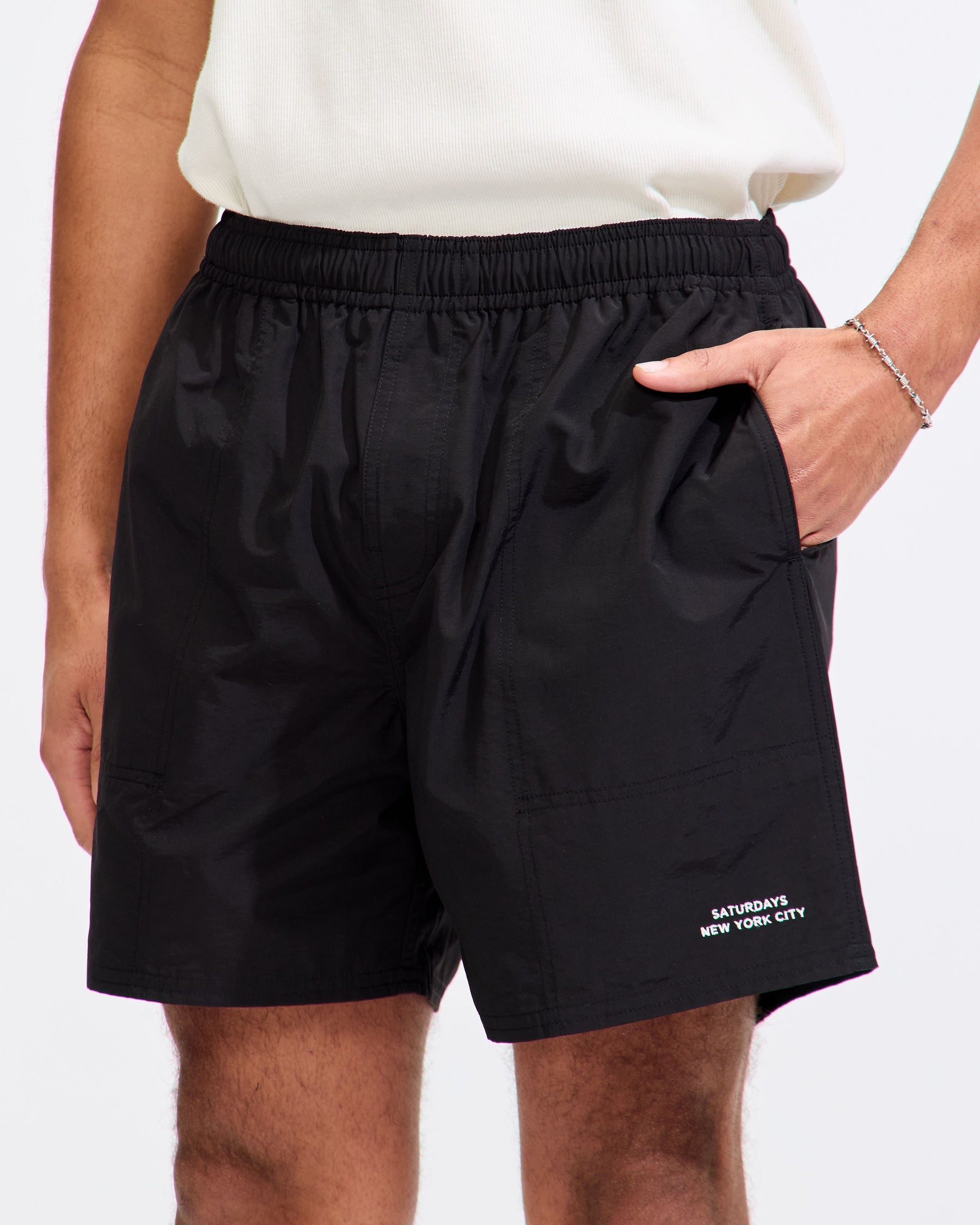 Talley Swim Short in Black