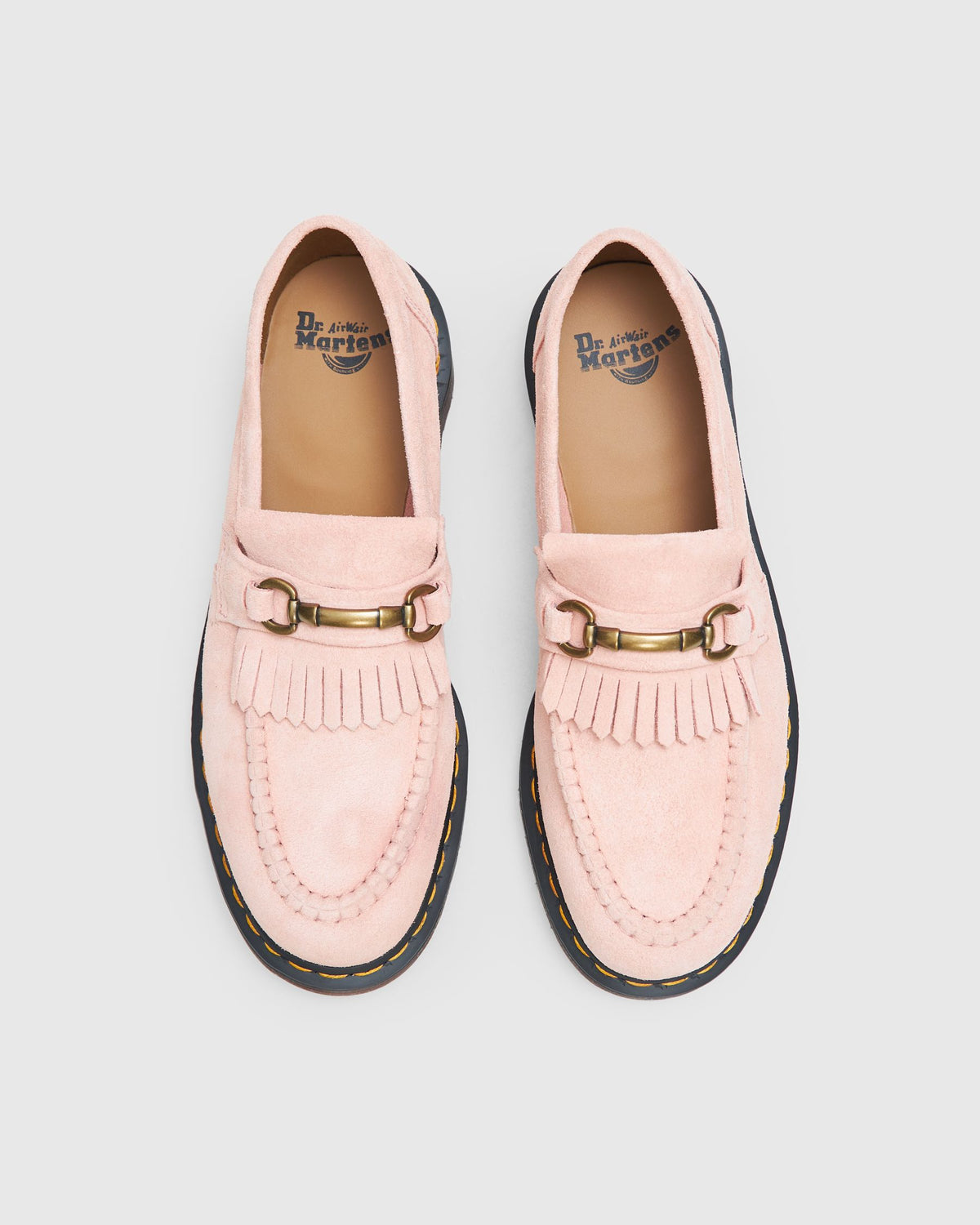 Adrian Snaffle Desert Oasis Suede Loafer in Peach Beige