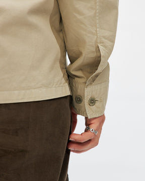 Gabardine Utility Shirt in Silver Sage