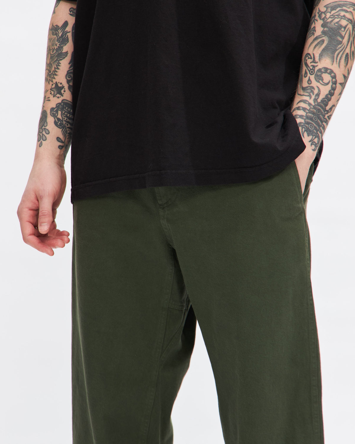 Chuck Pants in Green Recycled Cotton