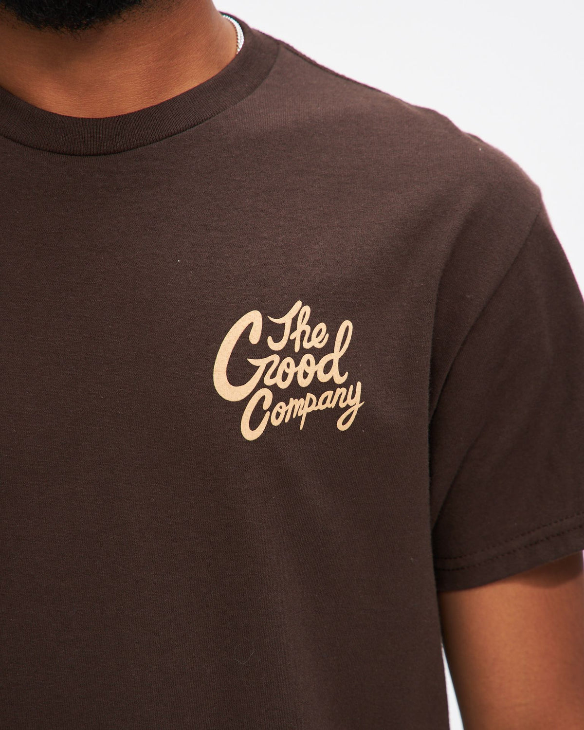 Good Time Tee in Brown