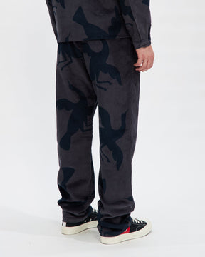 Clipped Wings Corduroy Pants in Greyish Blue