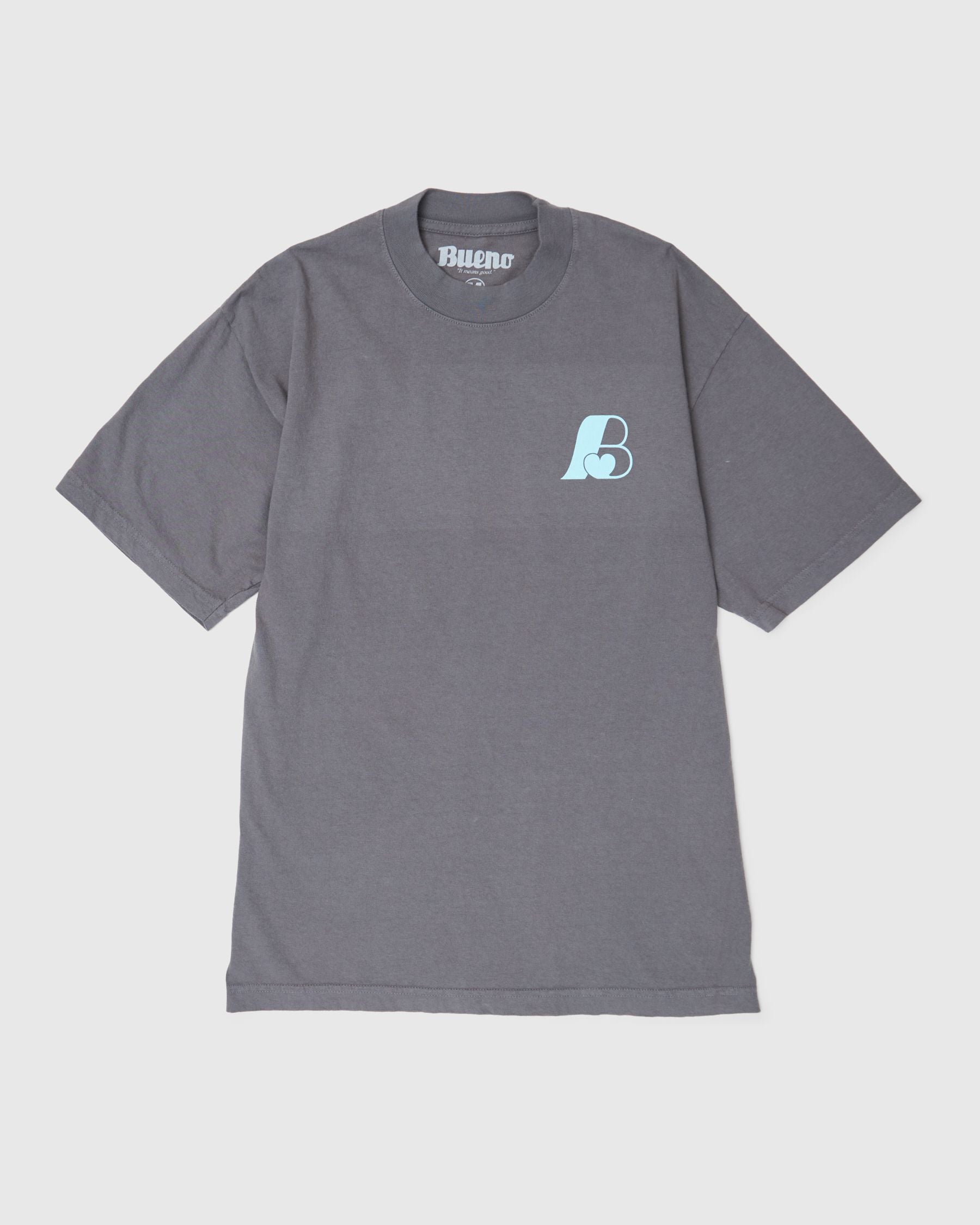 B Logo Tee in Slate